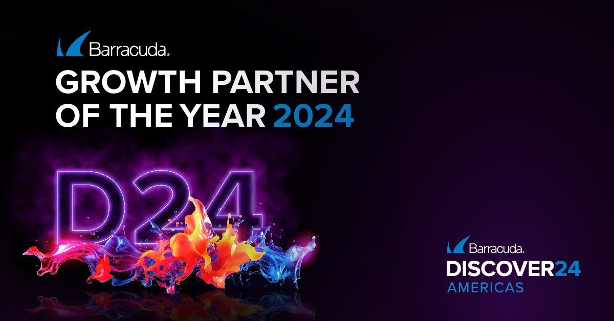 BlueAlly awarded Barracuda Discover24 Americas Growth Partner of the Year